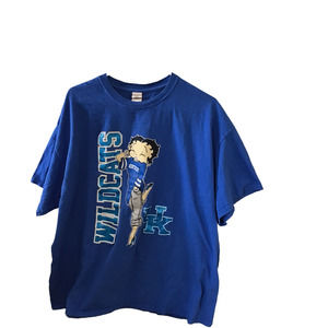 UK Kentucky Wildcats Betty Boop T Shirt Size 2XL